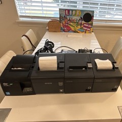 4 Epson TM-L90 Thermal POS Receipt/Label Printer USB JamFree Auto-Cutter 3.13in