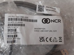 NCR 1432-C890-0020 7895 USB Type C to USB Type A Scanner Color Camera Cable – 2M
