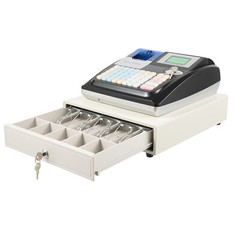 Electronic POS System Cash Register LED Display For Retail W/ Drawer 48 Keys US