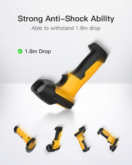 Barcode Scanner, Wireless Scanner, 2.4 Ghz Adapter, 2600Mah Battery, 60M Range,
