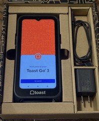 Toast Go 3 TG300 Wi-Fi Handheld POS System for Restaurants Water/Dust Resistant