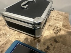 Vaultz Locking Cash Box Black Chrome Secure Money Til Drawer With Extra Insert