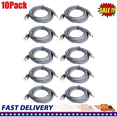 USB Cable Barcode Scanner Cord For Symbol LS2208 CBA-U01-S07ZAR 6FT 10 Pack