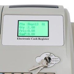 Multi-tax Electronic Cash Register POS 8 Digital LED Display Cash Register NEW