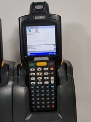 4 Symbol MC32N0 Mobile Barcode Scanners MC32NO-RL4SCLE0A w/Charging Cradle