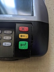 VERIFONE CREDIT CARD TERMINAL W/ TAP TO PAY MX880/ M094-509-01-RC