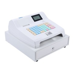 48Key Desktop Electronic Cash Register POS Casher Digital LED Display w/ Drawer