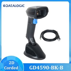 Datalogic Gryphon GD4590-BK-B Handheld 1D 2D USB Barcode Scanner Reader w/ Base