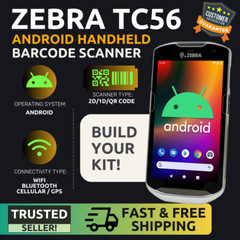 ✅Zebra TC56 Android Handheld Wireless 2D/1D/QR Barcode Scanner, Google Play!🔥⭐