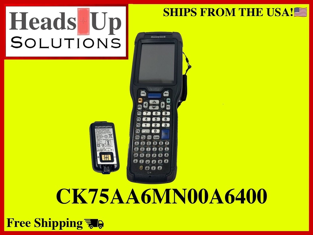 CK75AA6MN00A6400 Honeywell Handheld Scanner / Grade A / With Battery