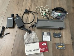 1991 VINTAGE CITIZEN NOTEBOOK PRINTER II MODEL: RA 10-MO1 MADE IN JAPAN