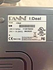 (NEW) Panini I:DEAL USB 2.0 Interface Single Feed Check Scanner w/ Power Supply