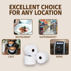 48gsm Thermal Paper Rolls – 50 Count, 2-1/4&Prime; x 50&prime; – Eco-Friendly Safety