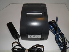 EPSON TM-U220B M188B Kitchen/Bar POS Receipt Printer Ethernet w AC Adapter