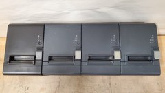 Lot of 4 Epson POS Receipt Printers TM-T20III, 2 TM-T20II, TM-T20 w Power Supply