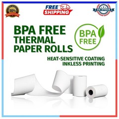 Gorilla Supply Thermal Paper Receipt Roll 2-1/4&Prime; X 50&prime; BPA Free 50 Rolls