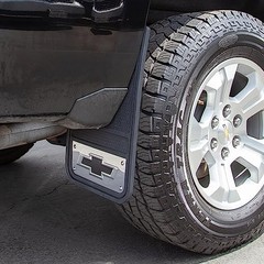 Chevy Chrome Rear Mud Guard 12×22 Plasticolor