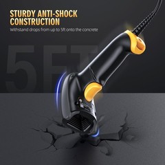 2D USB Barcode Scanner Handheld QR Data Matrix Reader For Windows Mac Linux POS