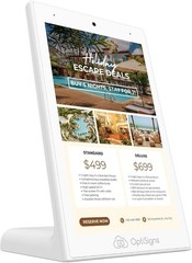 10.1&Prime; HD Touchscreen Countertop Digital Signage Kiosk