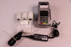 First Data FD 130 Credit Card Terminal W/ Power Cord Free Shipping