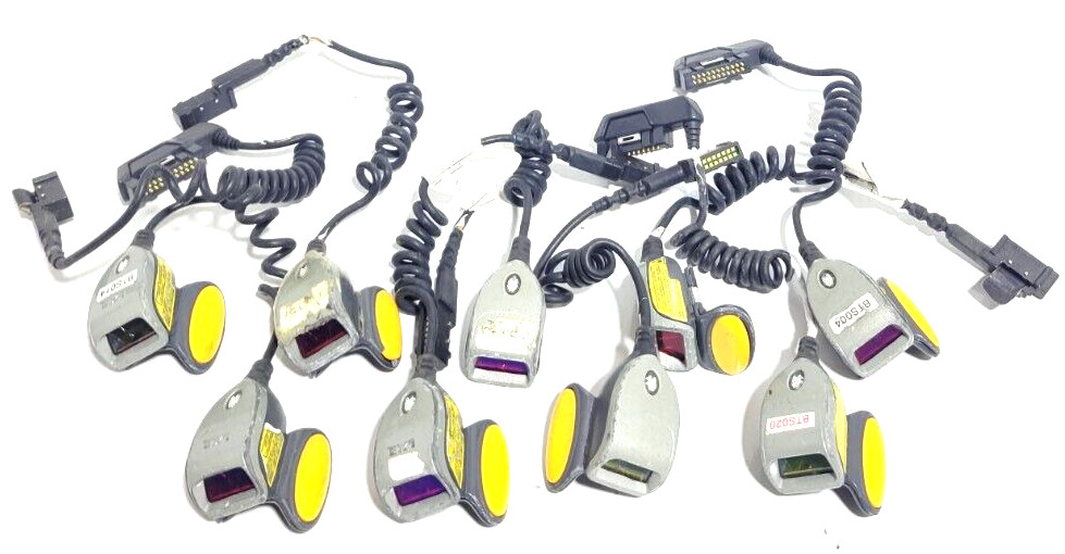 LXE 162885-0001, 161954-001 finger scanner trigger (UNTESTED-(LOT OF 9) AS-IS.