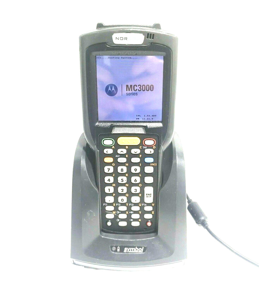 Motorola Symbol MC3090-GU0PPBG00WR Barcode Scanners w/ cradle NO BATTERY USED.