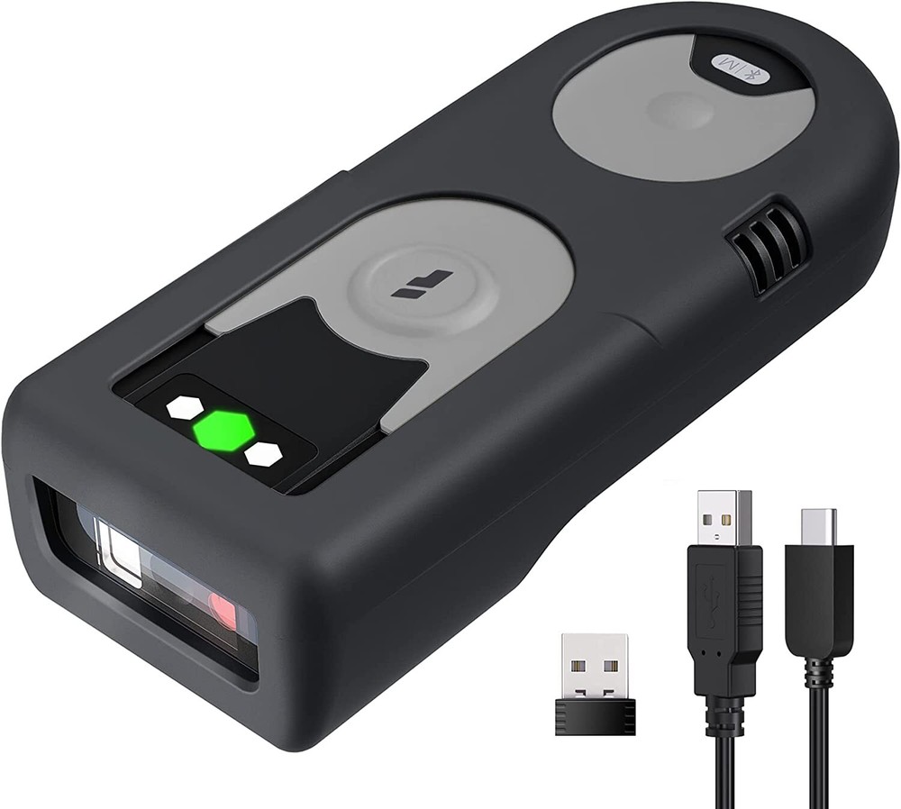 Bluetooth Scanner 1D Barcode Scanner 2.4Ghz USB Adapter Exclusive Shortcuts