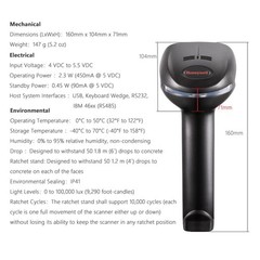 Honeywell 1900GHD-2USB High Density 1D 2D Corded Barcode Scanner W/ USB Cable