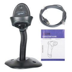 Zebra Scanner Symbol LS2208-SR20007R-NA 1D Barcode Scanner Reader w/USB &Stand