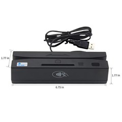 4-in-1 Multi Magnetic Card Reader EMV/ IC Chip/RFID/PSAM Reader Writer USB