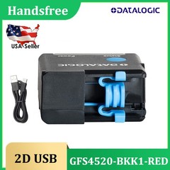 Datalogic Gryphon GFS4520-BKK1-RED Fixed 1D 2D USB Barcode Scanner w/ Cable USA