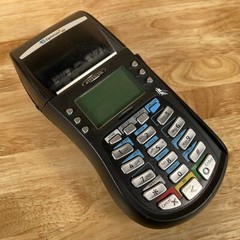 Hypercom Optimum T4210 Black Wireless LED Display Credit Card Terminal For Parts
