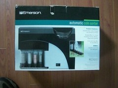 Emerson Automatic Coin Sorter 4 Barrel, #1633724 Used