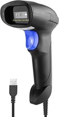 USB 1D Barcode Scanner, Handheld Wired CCD Barcode Reader Supports Screen Sca…
