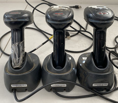 UNTESTED Lot 3 Honeywell 1902GSR-2 Handheld Scanner Base CC801-010BT