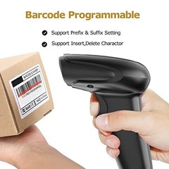 2D Wireless Barcode Scanner – Handheld QR Code & PDF417 Reader for PC, Mac, Linu
