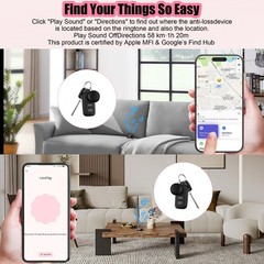 2026 Tracker Smart Tags Android & iOS-4 Packs,Dual System Bluetooth Luggag Tr…