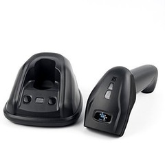 EOM-POS Cordless Wireless Barcode and UPC Code Scanner/Reader with Stand-up…