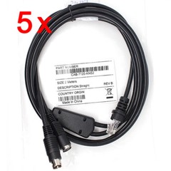 5x 6FT PS2 Keyboard Wedge Cable for Honeywell Metrologic MS9520 MS7120 Scanner