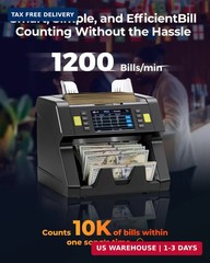 IMC21 Money Counter Machine Mixed Denomination, CIS/UV/IR/MG/MT Counterfe