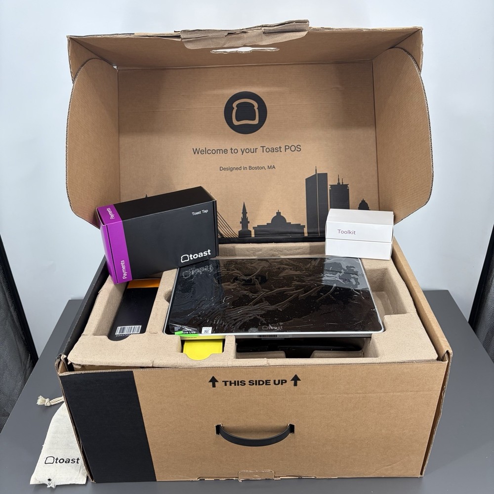 Toast Flex TT203 POS Point Of Sale System W/ Toast Tap, Toolkit