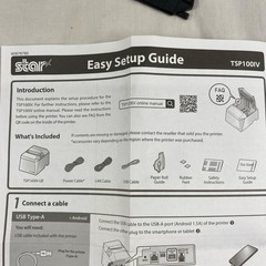Star Micronics Model TSP100 Desktop Thermal Receipt Printer TSP143IV-UE