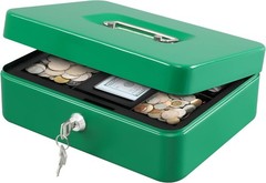 Large Lock Box with Money Tray,Storage Cash Box with Lock,Safe Metal Box for …