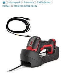 Honeywell 2105IXR-3USB-CLHN Granit Ultra USB Kit: Bluetooth, Rugged, 1D/2D