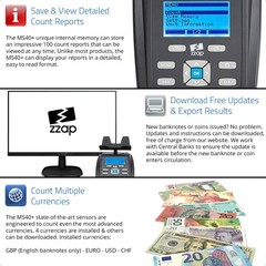 Money Counting Scale Note Coin Counter Machine Banknote Cash Currency UK ZZap
