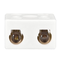 2 Way Ceramics Terminal Blocks High Temp Porcelain Ceramic Connectors Electric