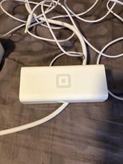 Square Square Register POS System w/ Stand/Base, Power Adapter & Cables, White