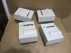4 IBM SureMark 4610-TM6 POS Retail Thermal Receipt Printer FOR PARTS OR REPAIR