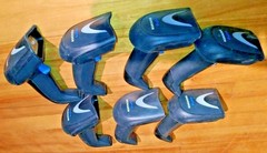 *UNTESTED* LOT 7x DATALOGIC GRYPHON GBT4100-BK WIRELESS BARCODE LASER SCANNER