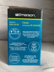 Emerson Automatic Coin Sorter 4 Barrel Plastic tubes – Used Works With Batteries